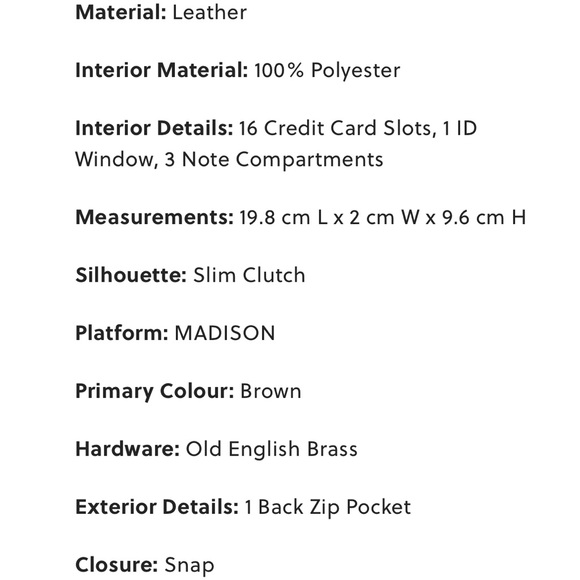 Fossil Genuine Leather Slim Wallet - Picture 4 of 4